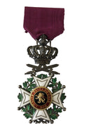 Belgische medaille Leopold 1  orde met zwaarden