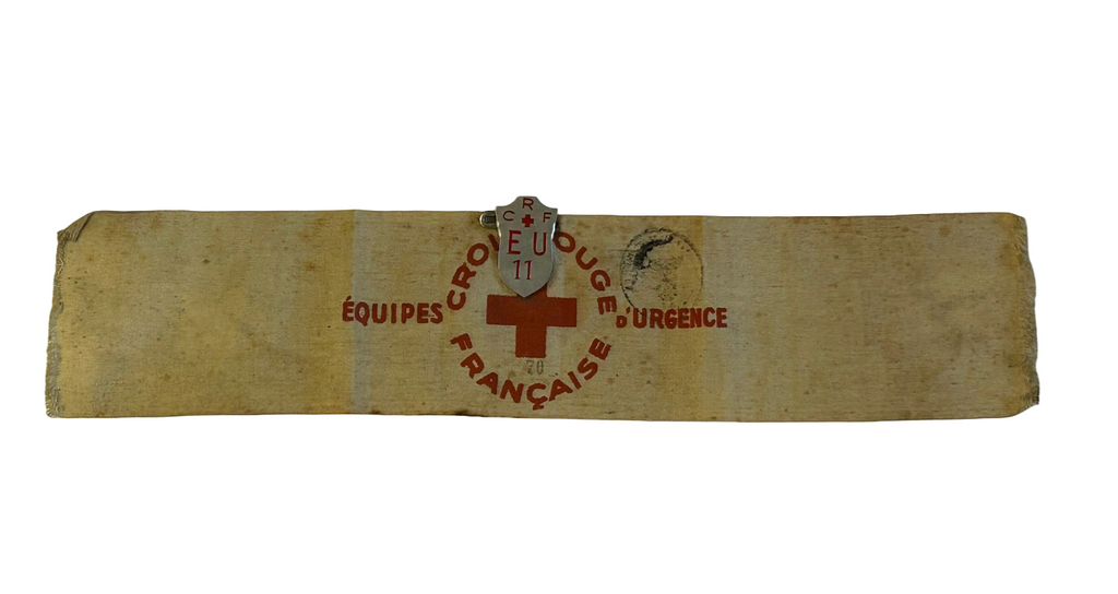 French Red Cross armband WWII dated