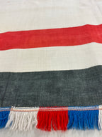 Uniek zeldzaam WO1 handgeschilderd herdenkingsvaandel linnen 2 x 2,15 M