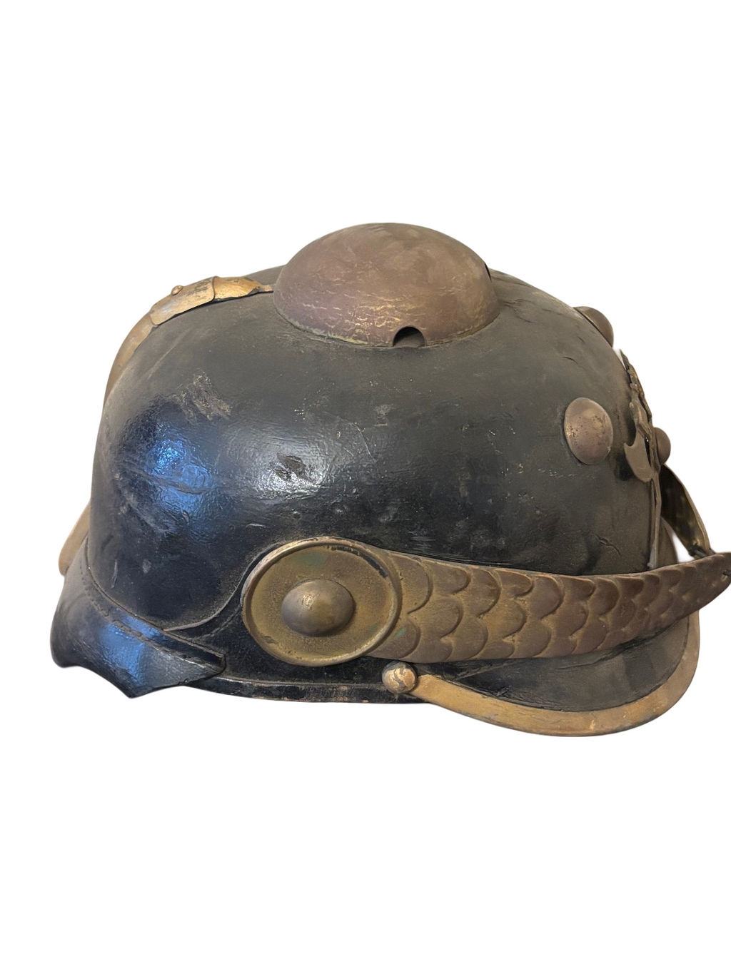 Casque de pompier/Pickelhaube allemand 1917 taille 55