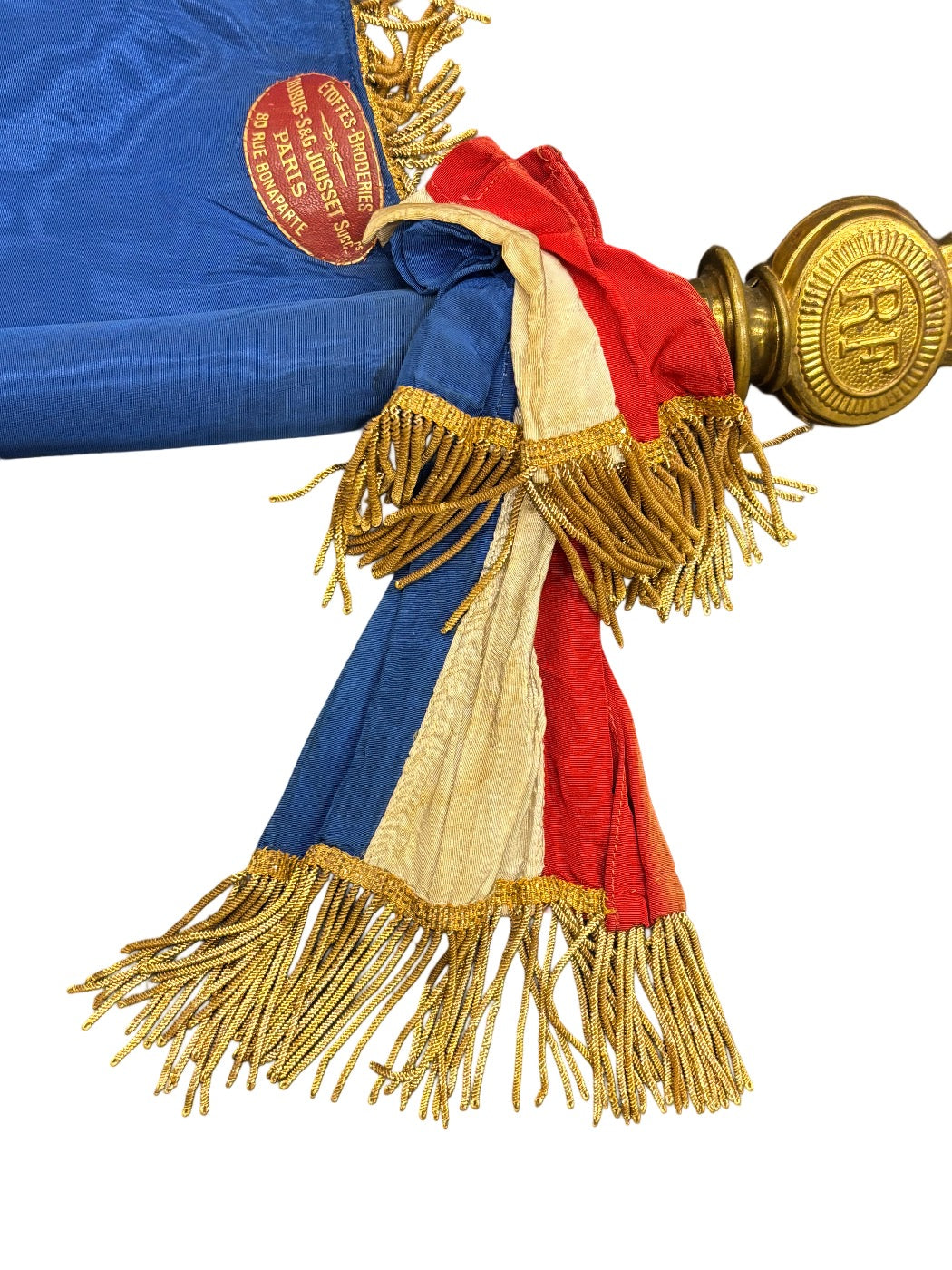 Zeldzame Frans zijden veteranenvaandel - Poilus d’Orient & T.O.E. - Couhé-Vérac, Vienne WW1