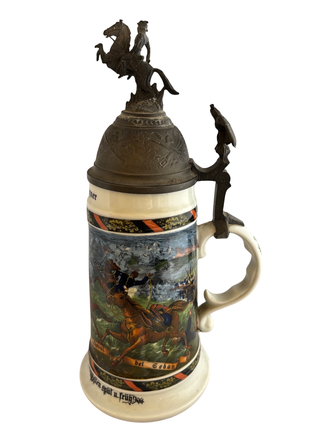 German reservist beer stein