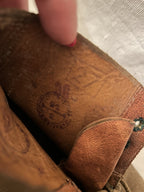 Franse lederen gevechts schoenen wo2