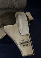 Witte koppel en Pistool holster Politie jaren 50