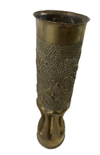 1 paar koperen bewerkten hulzen Reims WO1