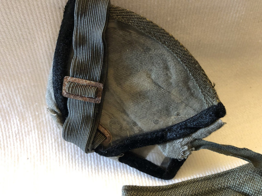 2 Wehrmacht stofbrillen in hoesje wo2 ( Augenschützer)