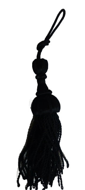 Zwarte kwast gebruikt bij  begrafenis