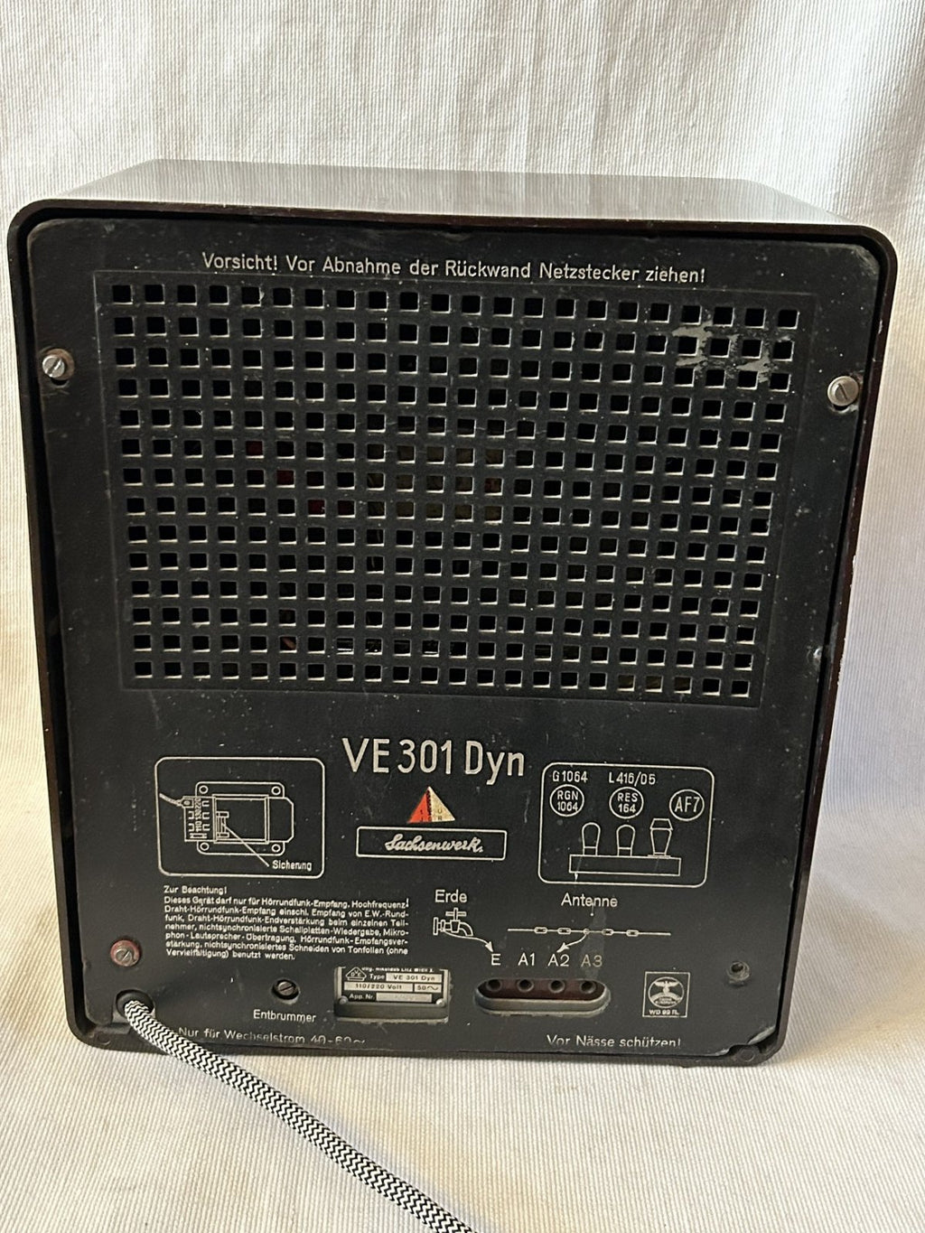 Deutsche Volksempfänger  VE 301 DYN  ww2