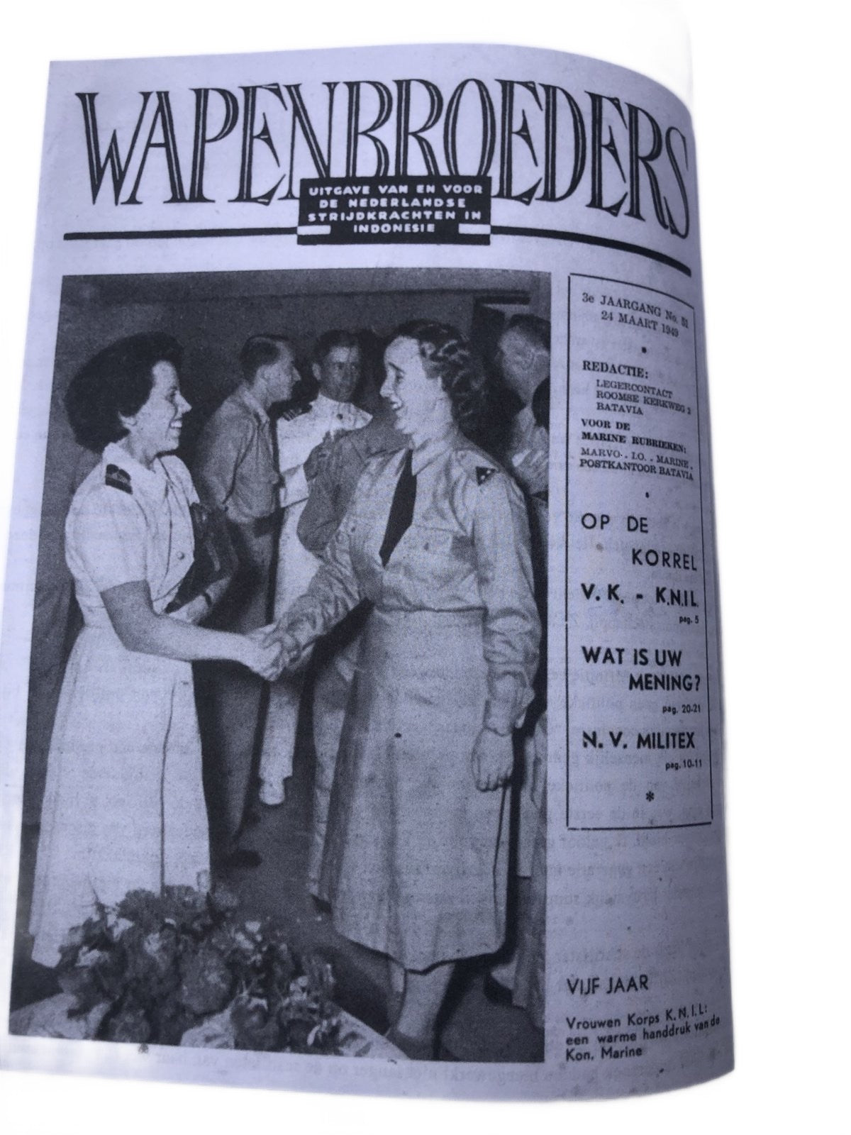 Boek : Vrouwenkorps van het voormalig Koninklijk Nederlands-Indisch leger 1943-1950