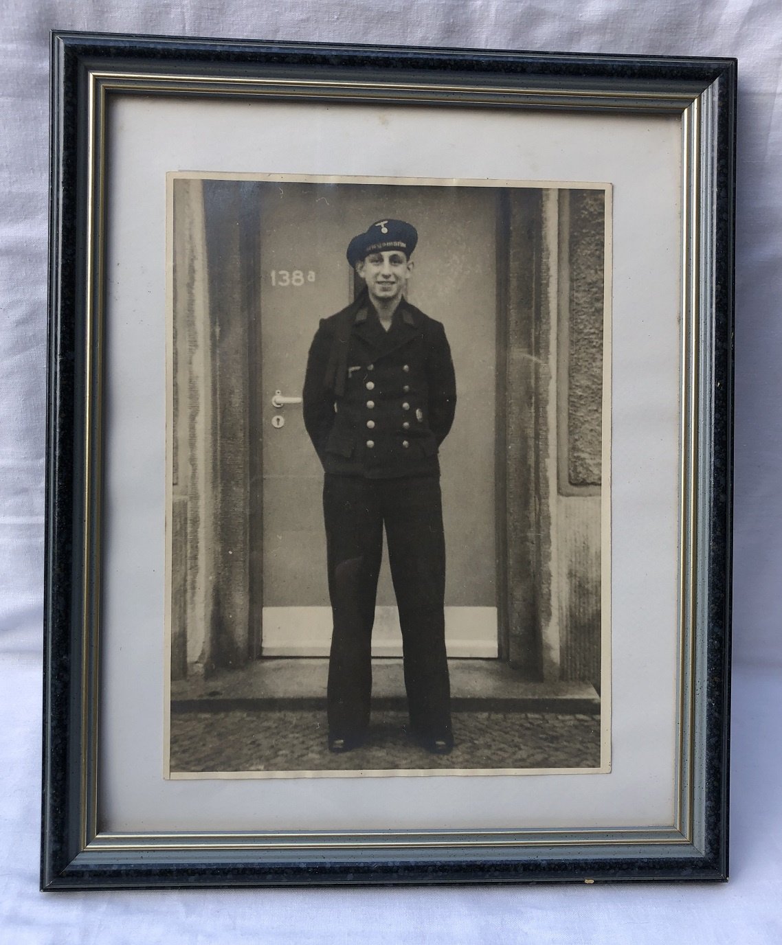 Ingelijst portet van een Kriegsmarine Matroos