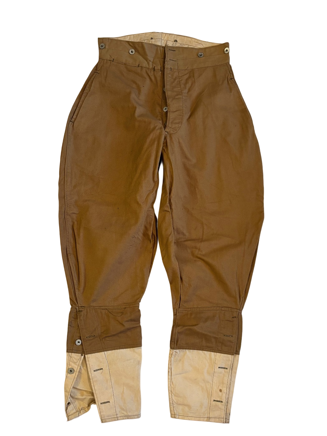 Pantalon original de l'armée française Seconde Guerre mondiale marqué