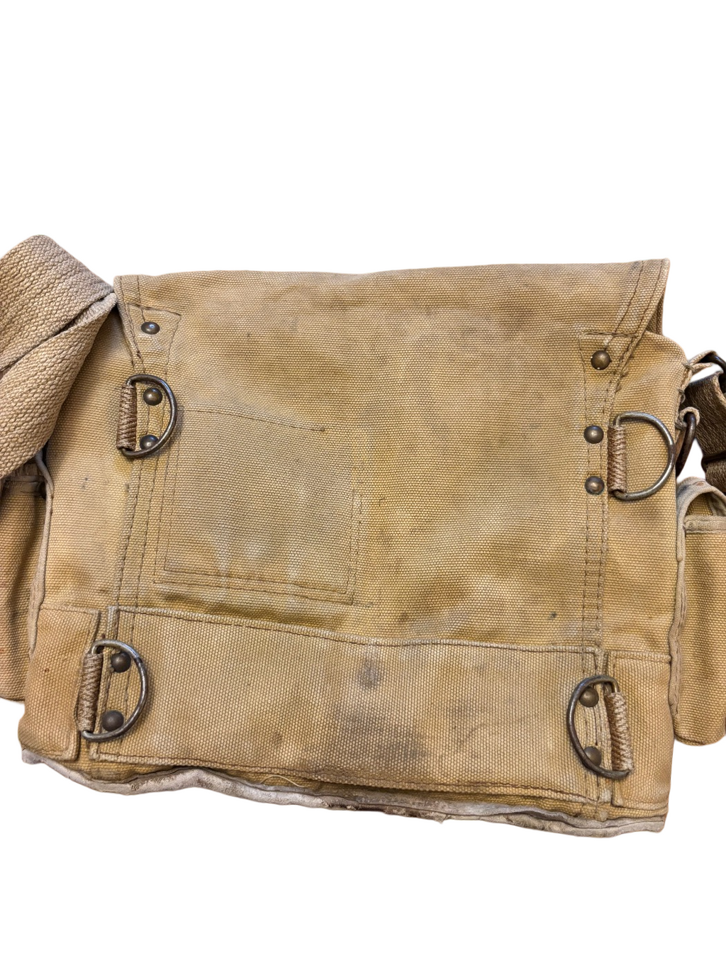 ANP Franse gasmaskertas met masker en filter WO2 1939