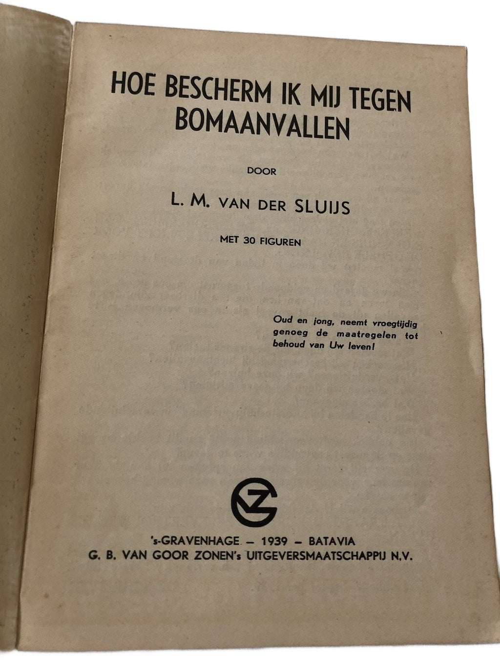 Hoe bescherm ik mij tegen bomaanvallen - 1939