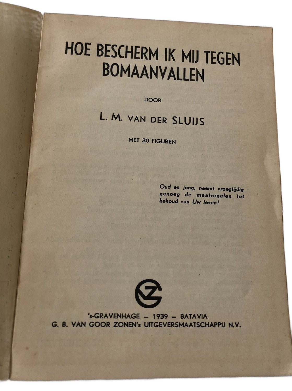 Hoe bescherm ik mij tegen bomaanvallen - 1939