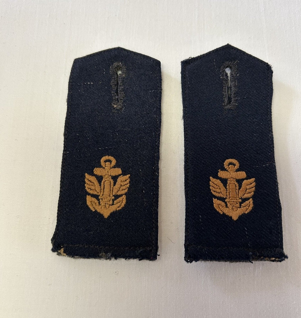 1 paar  Schulterklappen Marine Artillerie ww2