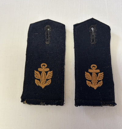 1 paar  Schulterklappen Marine Artillerie ww2