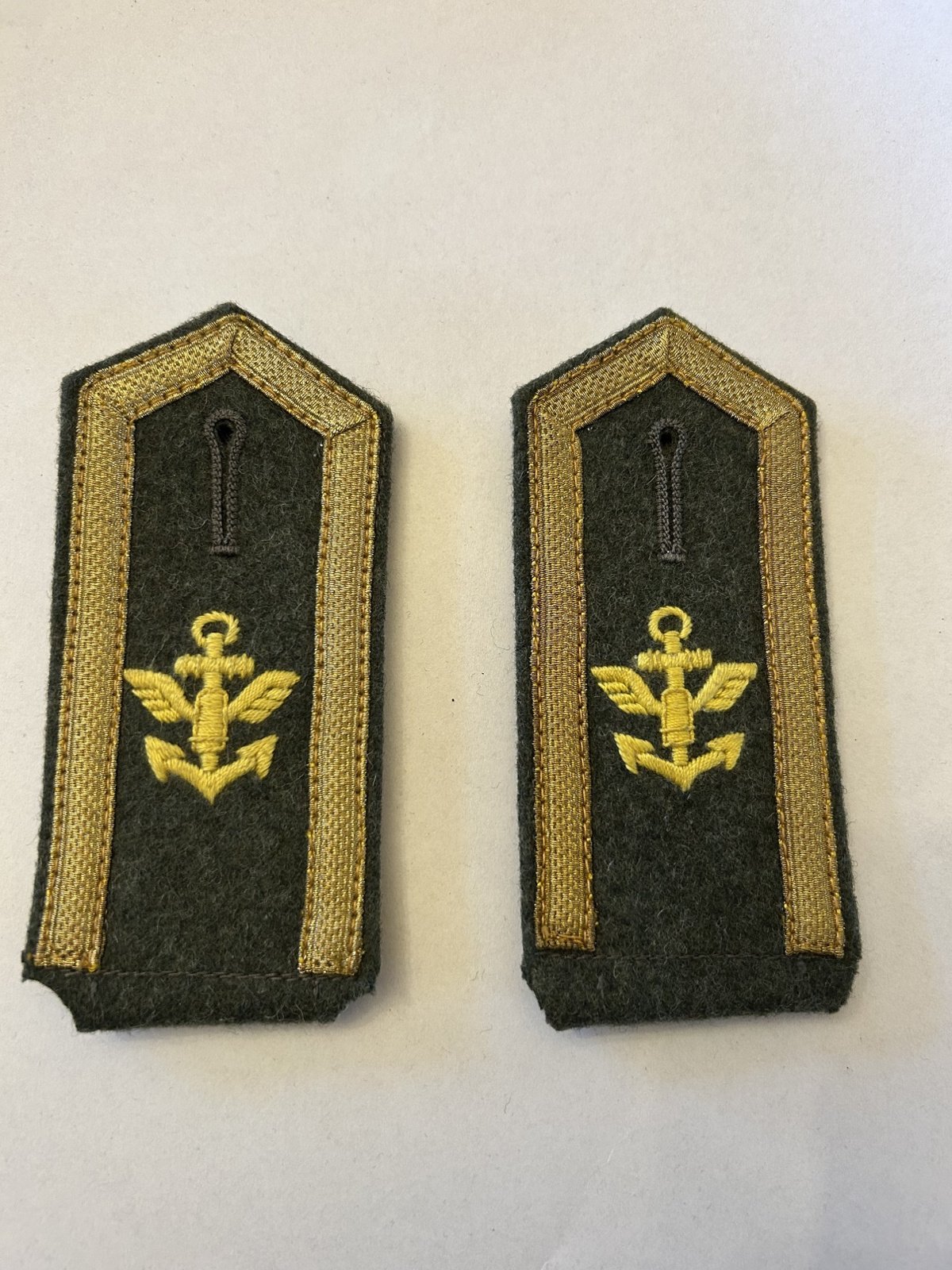 1 paar Schulterklappen Küsten Artillerie  ww2