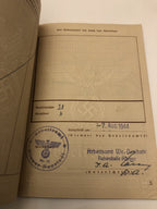 Deutsches Reich Arbeitsbuch Wiener Neustadt