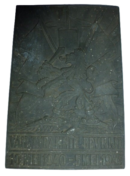 Herdenkings plaquette