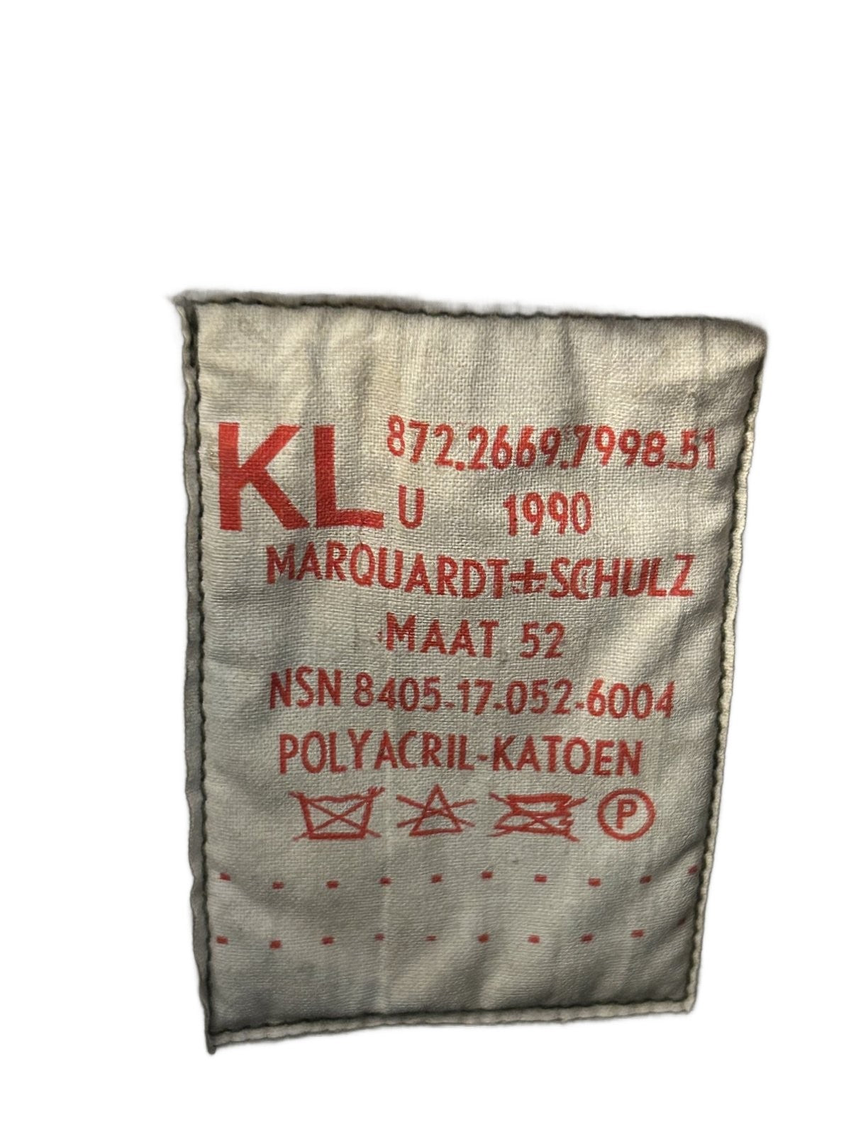 KLU parka maat 52