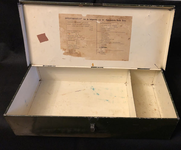 Verbandtrommel Nederlandsche Roode kruis uit de 30-40er jaren hover image