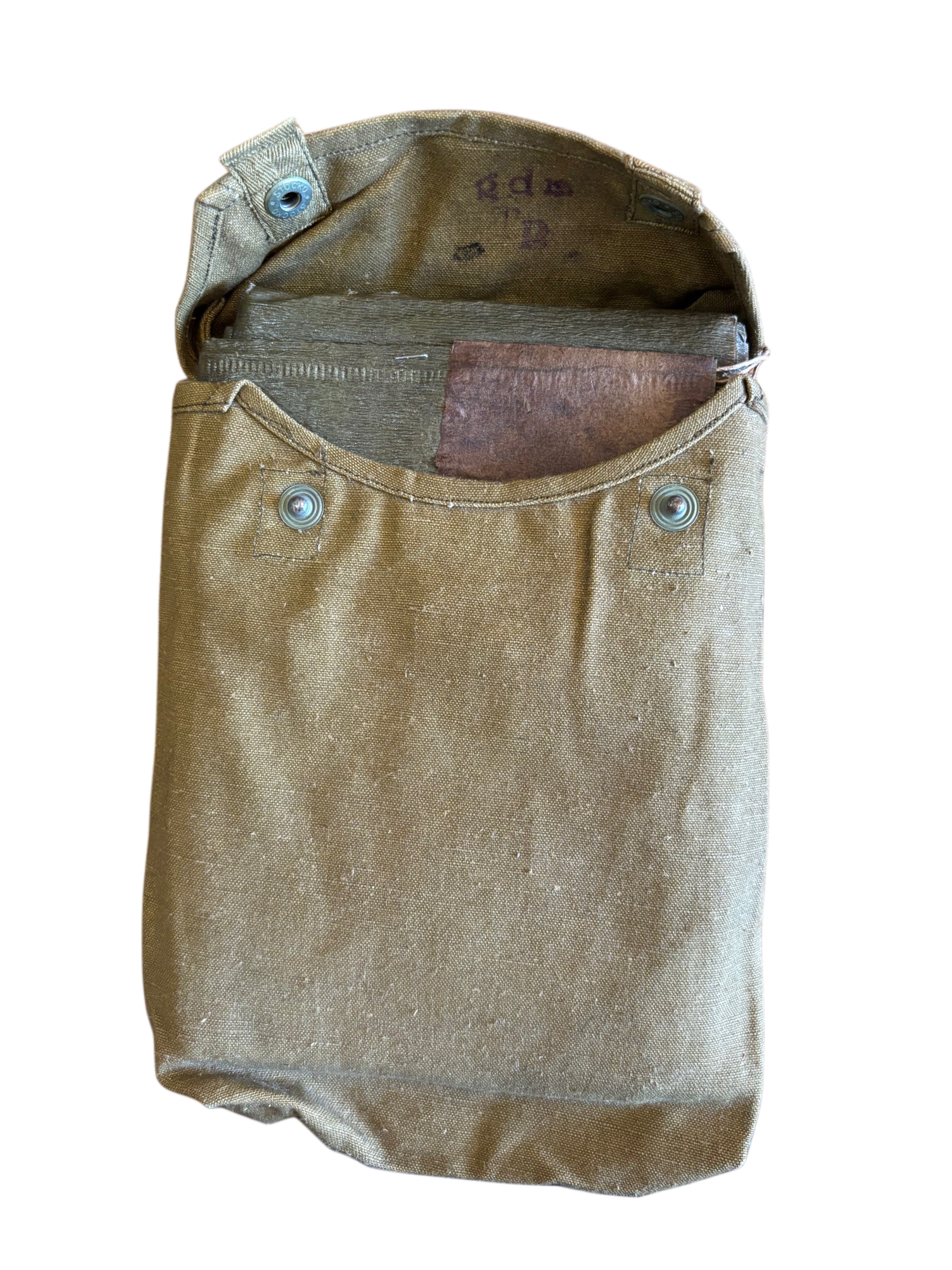 WW2 Duitse Wehrmacht (Heer) Tropische Gascape met tasje