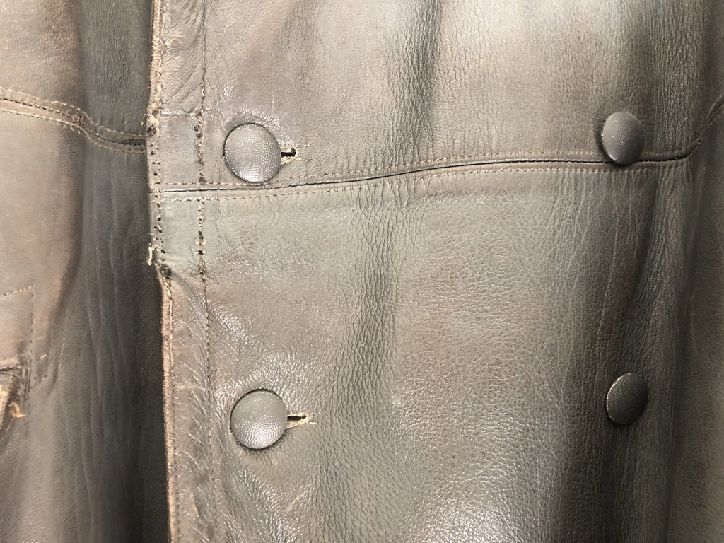 Lederen Officiers mantel