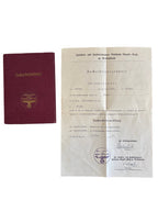 Skilled Worker Certificate Industry and Commerce Chamber Glabbach 1942