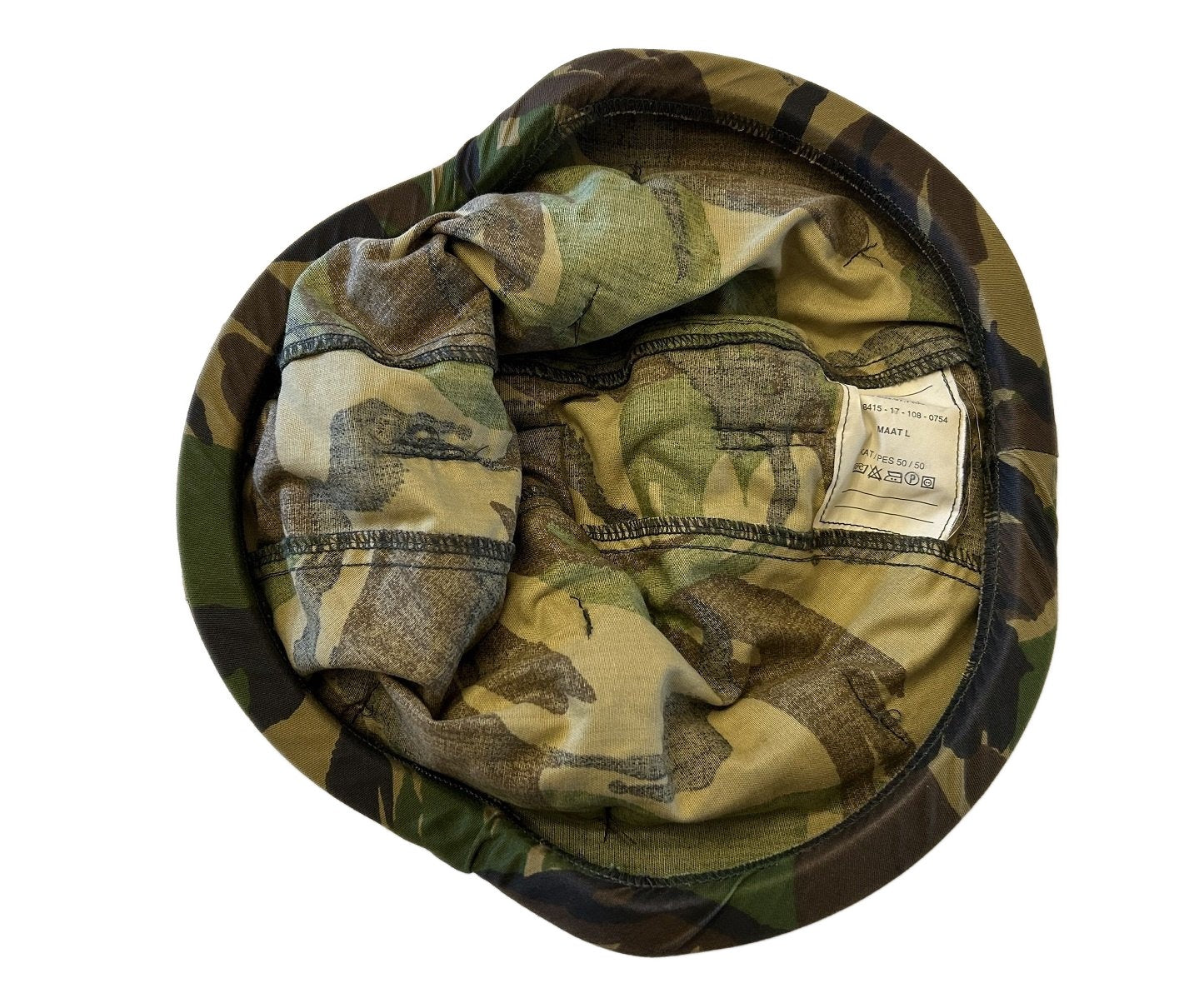 KL Woodland camouflage helmovertrek