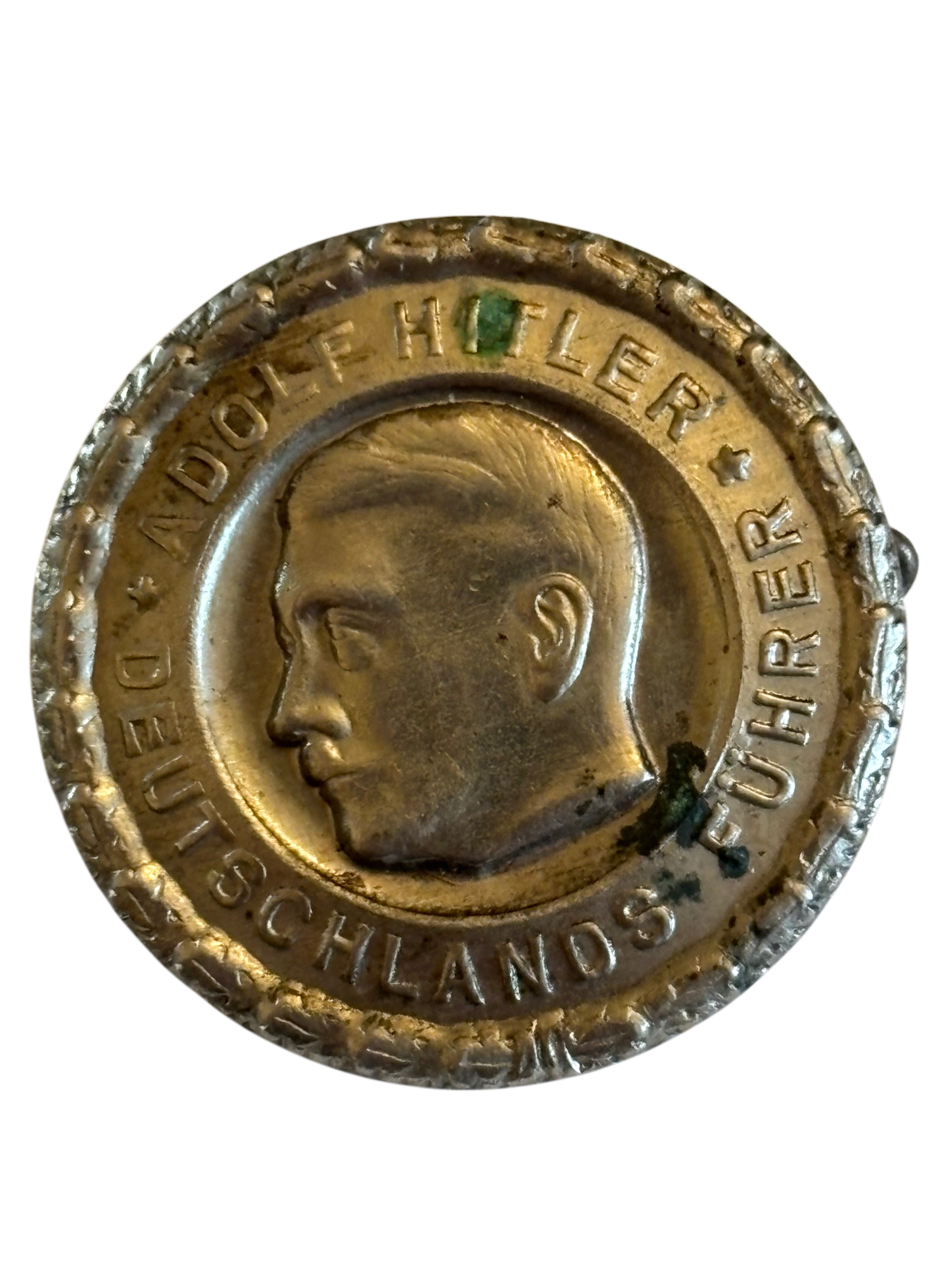 Zeldzame Adolf Hitler “Deutschlands Führer” WHW Donatiespeld (ca. 1933–1935)