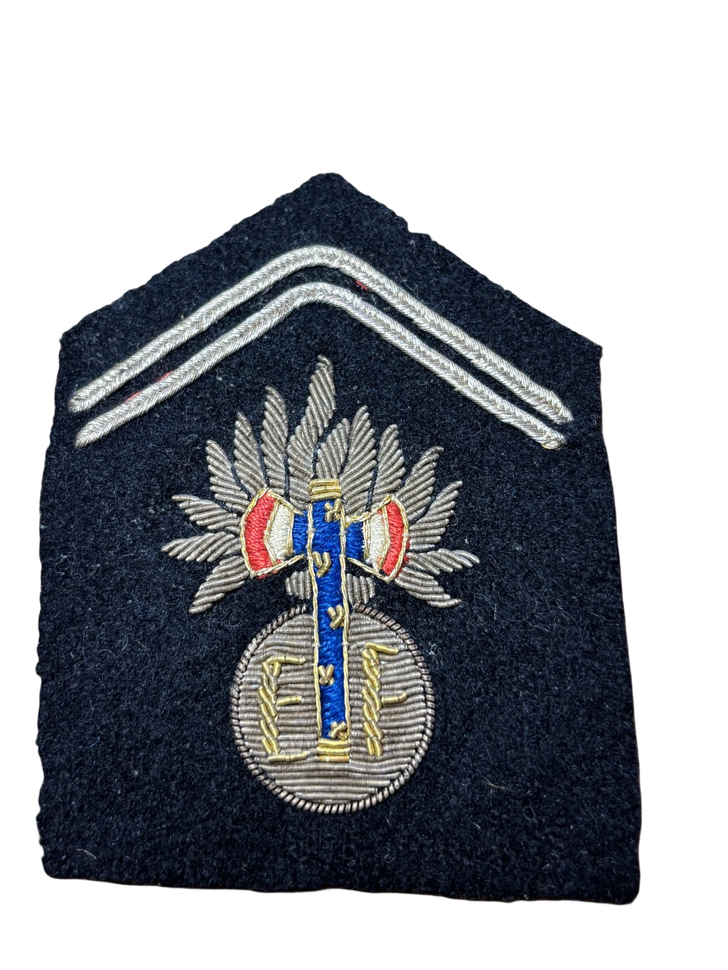 Very rare pair of Vichy collar badges, Maréchal Pétain WW2 bodyguard