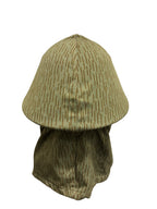 DDR NVA / Volkspolizei M56/66 helm met Strichtarn camouflagehoes & gezichtssluier