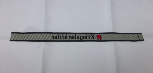 Mouwband XX Kriegsberichter