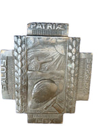 Bronzen plaquette van het Vuurkruis