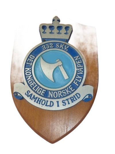Noorse squadron  332  wandschildje