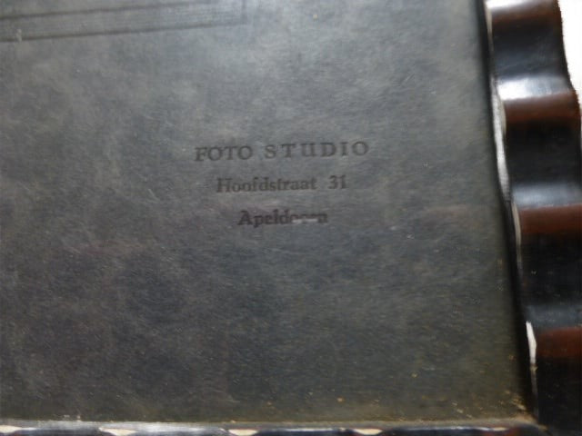 Ingelijste foto van een Marechausser  -1936