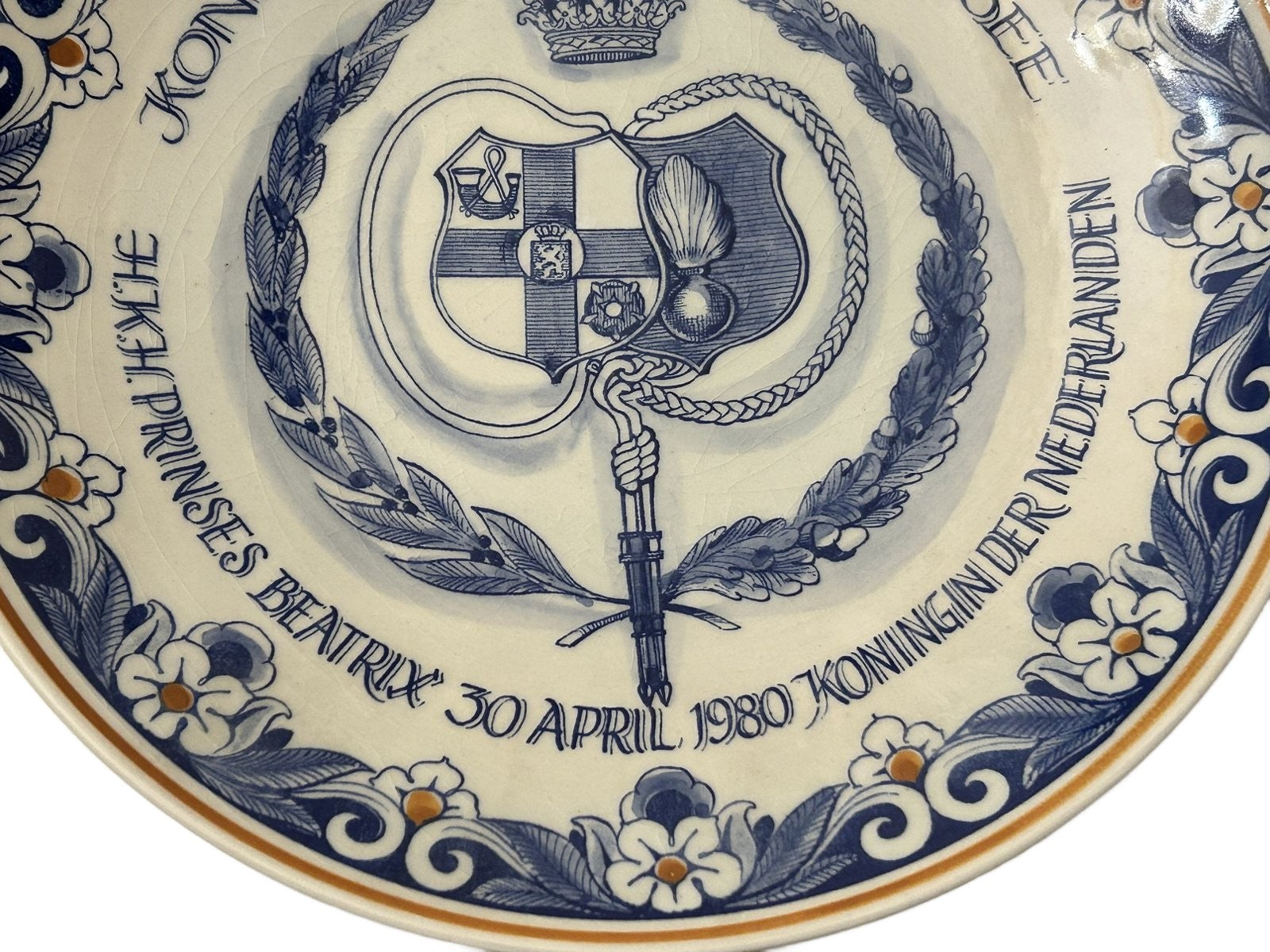 Wandbord ter ere van de Kroning