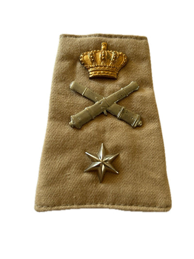 Passant glissant de l'armée royale néerlandaise dans l'artillerie de campagne des Indes orientales néerlandaises