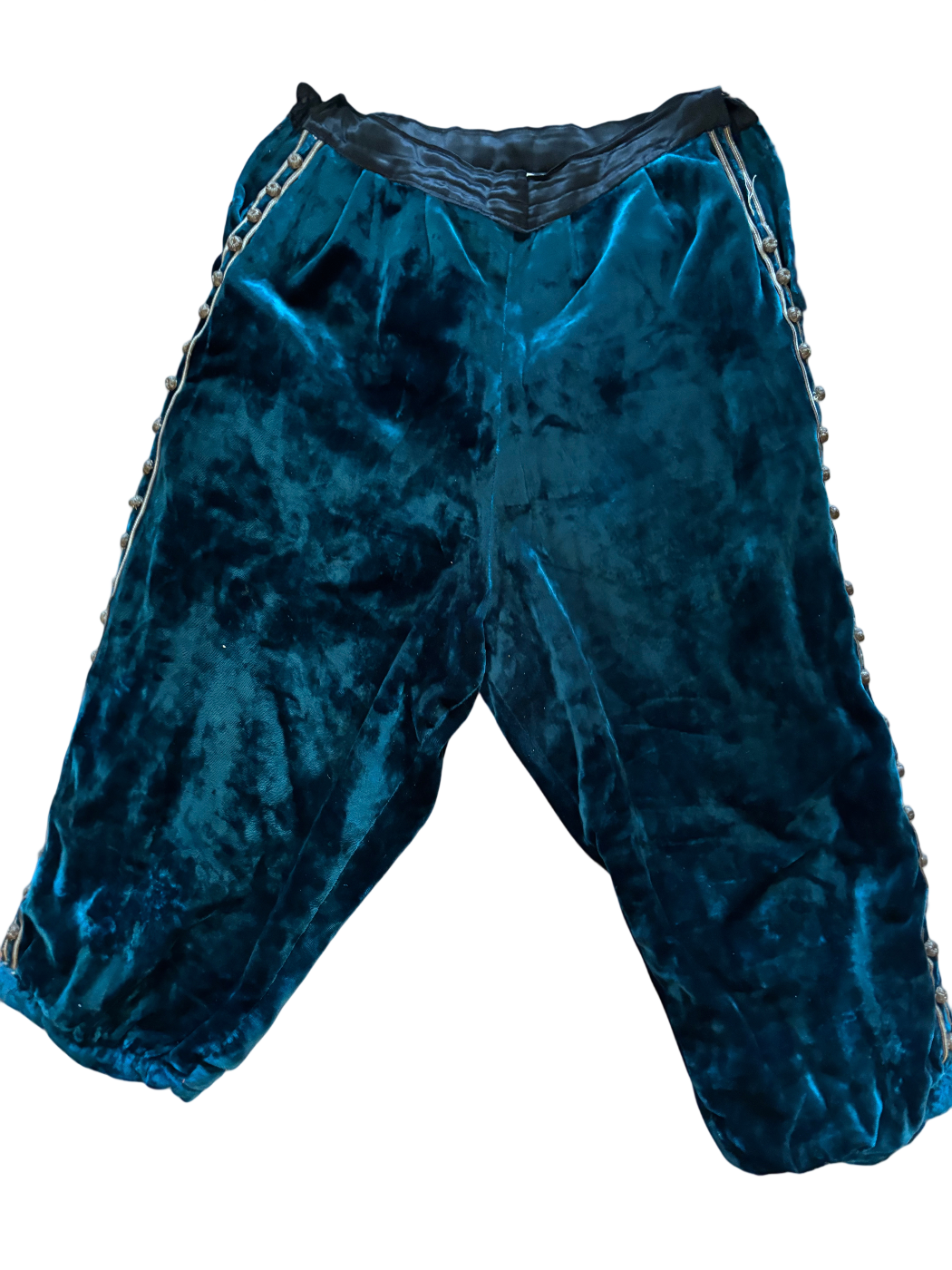 Antique French velvet theater costume, ca. 1940