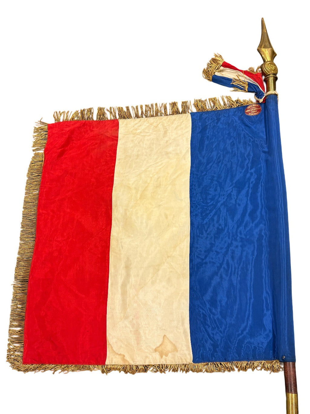 Zeldzame Frans zijden veteranenvaandel - Poilus d’Orient & T.O.E. - Couhé-Vérac, Vienne WW1