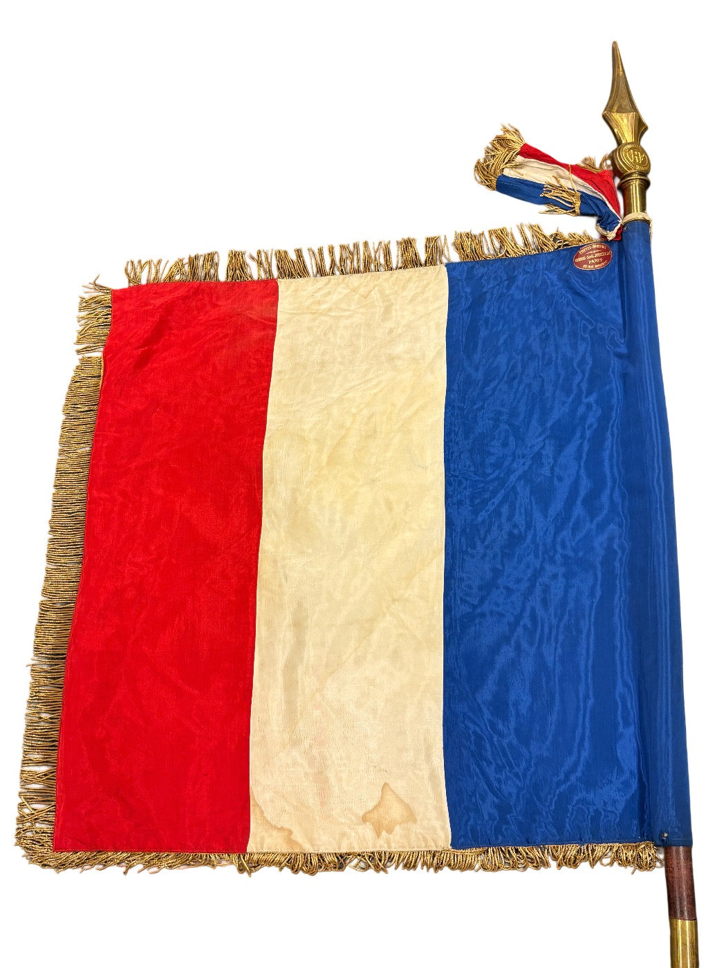 Zeldzame Frans zijden veteranenvaandel - Poilus d’Orient & T.O.E. - Couhé-Vérac, Vienne WW1