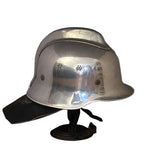 Duitse Feuerwehr helm  aluminum/verchroomd, jaren  60