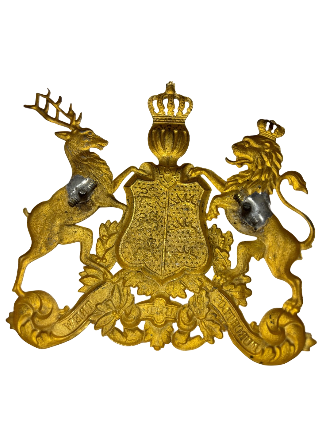 Württemberg Pickelhaube Helmplaat