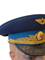 Coiffe d'officier de la Force aérienne russe rare