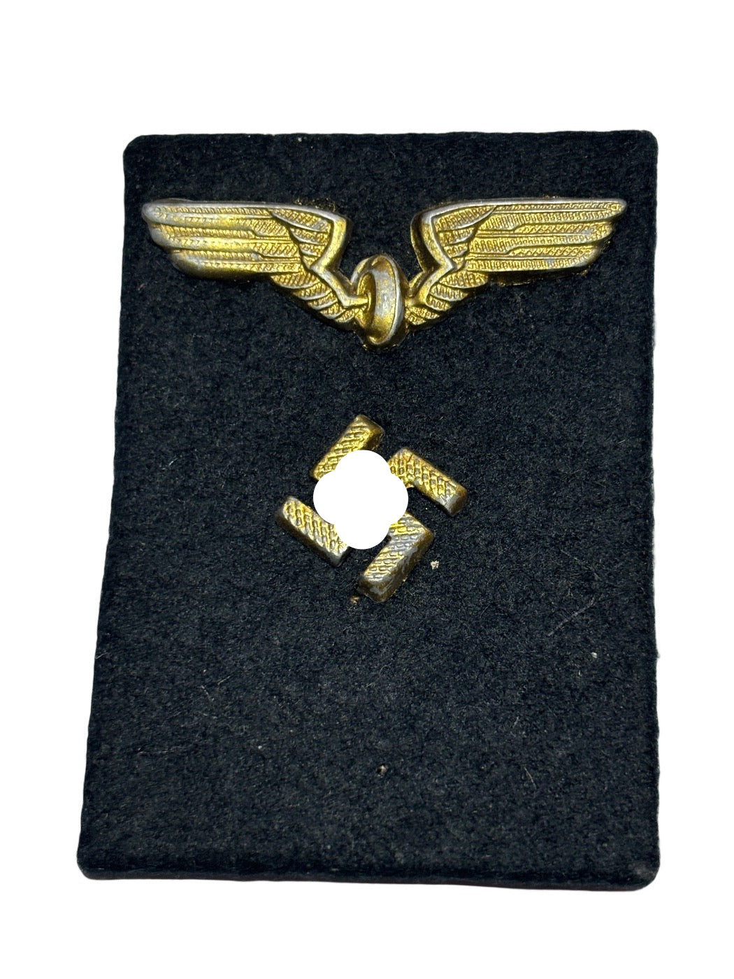 Original German Reichsbahn Collar Tabs - Worker