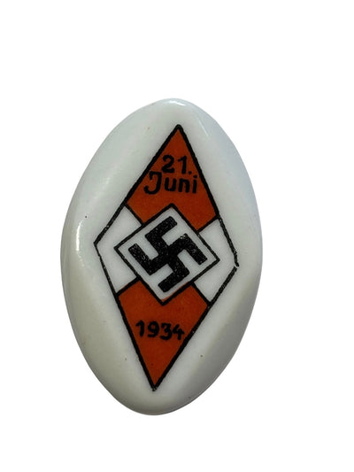Épingle de vainqueur des Jeunesses hitlériennes (HJ) 1934