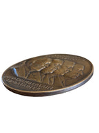 Verdrag van München 1938 - Grote bronzen plaquette 12,5cm 498g
