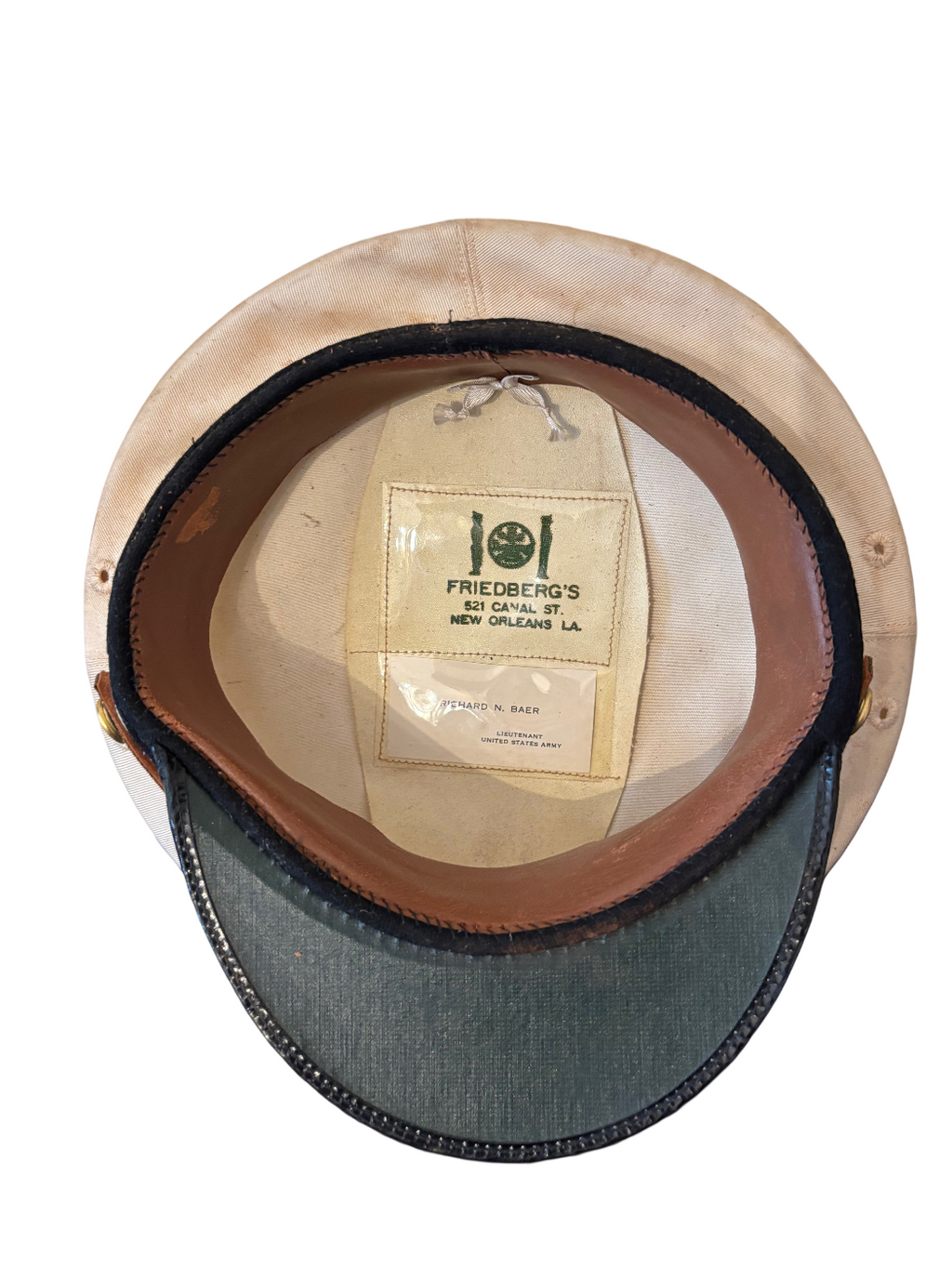 WW2 US Army witte zomerpet