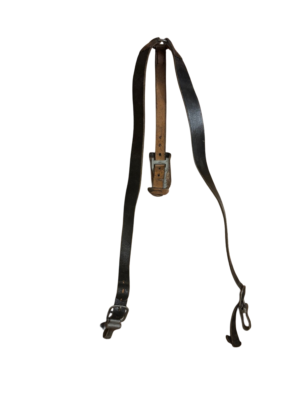 Sangle en Y en cuir Fallschirmjäger