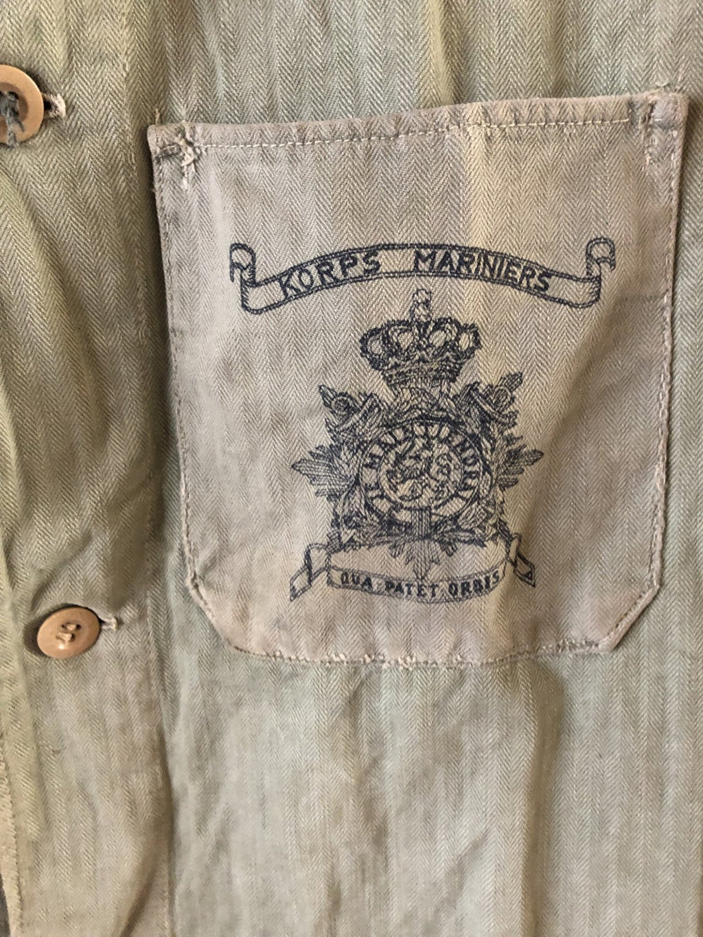 Dungaree jas en broek Korps Mariniers